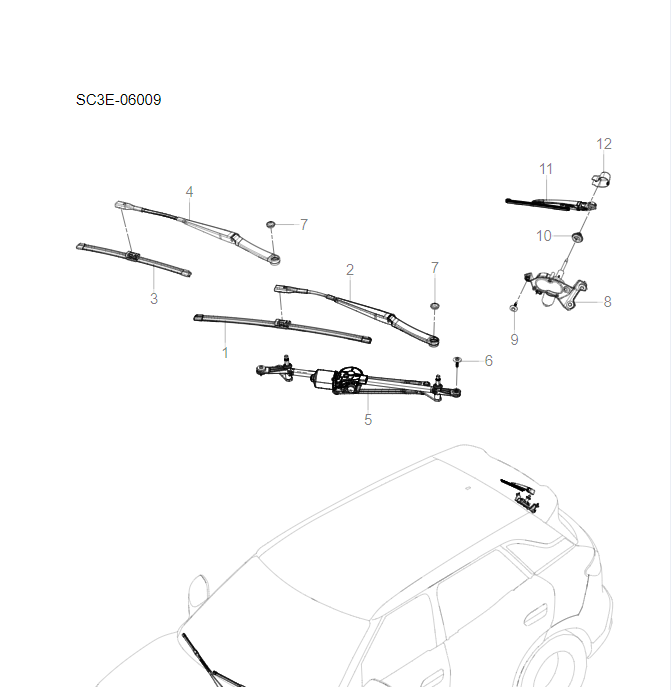 SC3E-06009 wiper
