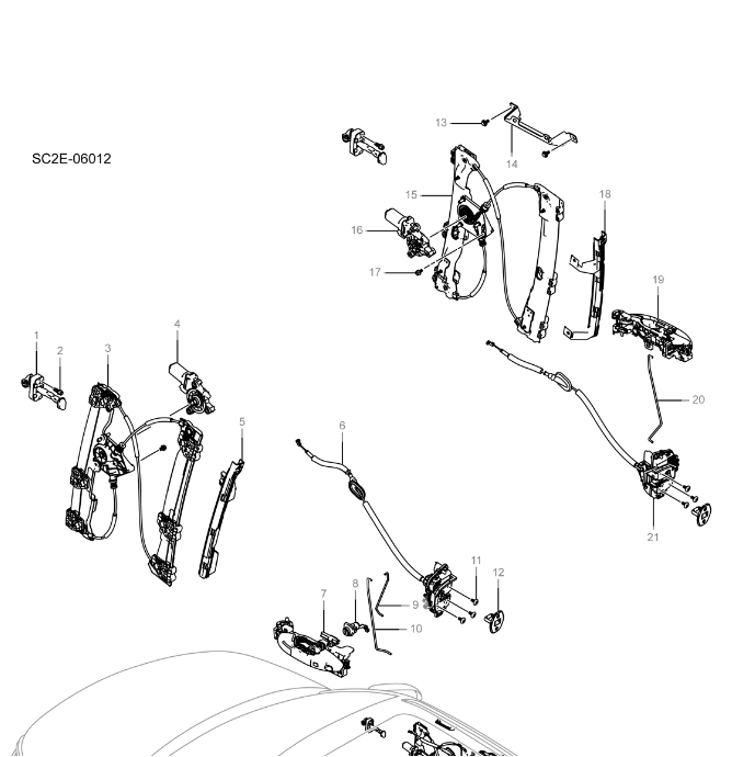 SC2E-06012 Front Door Accessories